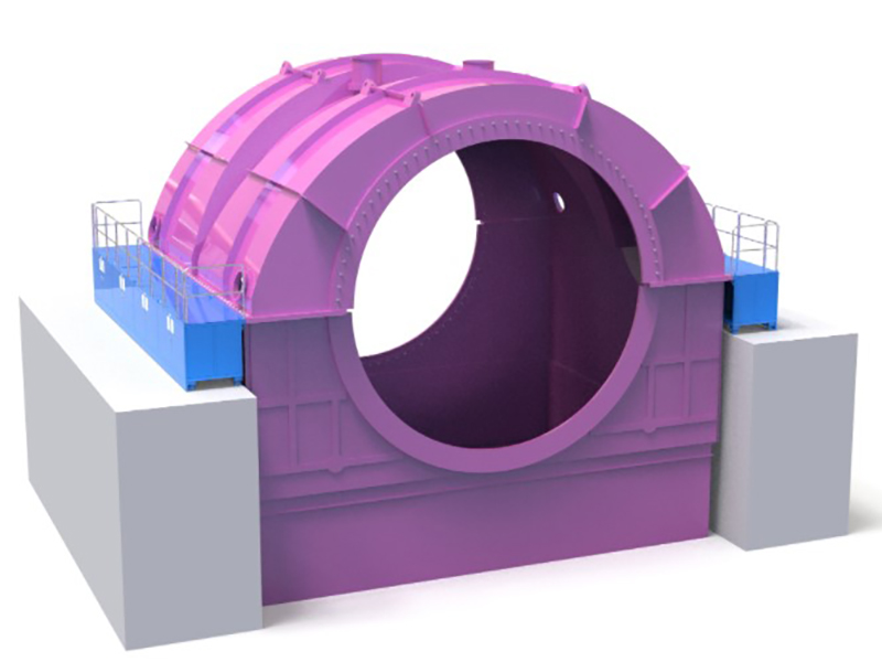 低压缸侧面检修平台