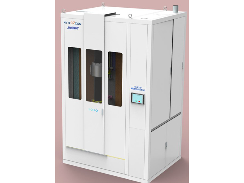 Automatic cleaning machine for main bolts of pressure vessel