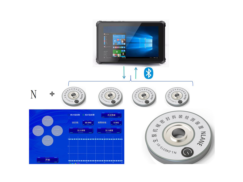   Main pump mechanical seal disassembly and detection device